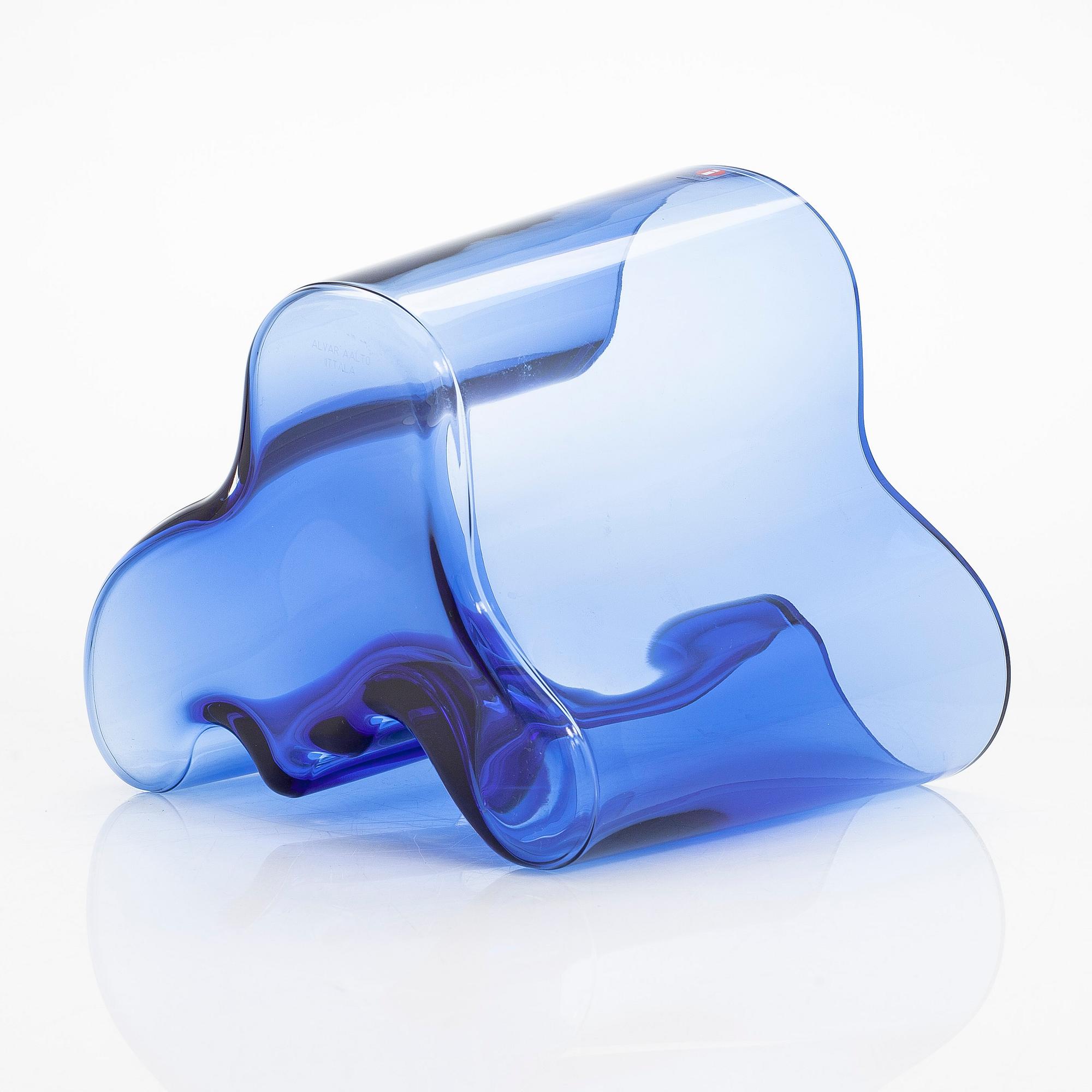 Alvar Aalto, maljakko, malli 3030, signeerattu Alvar Aalto Iittala.