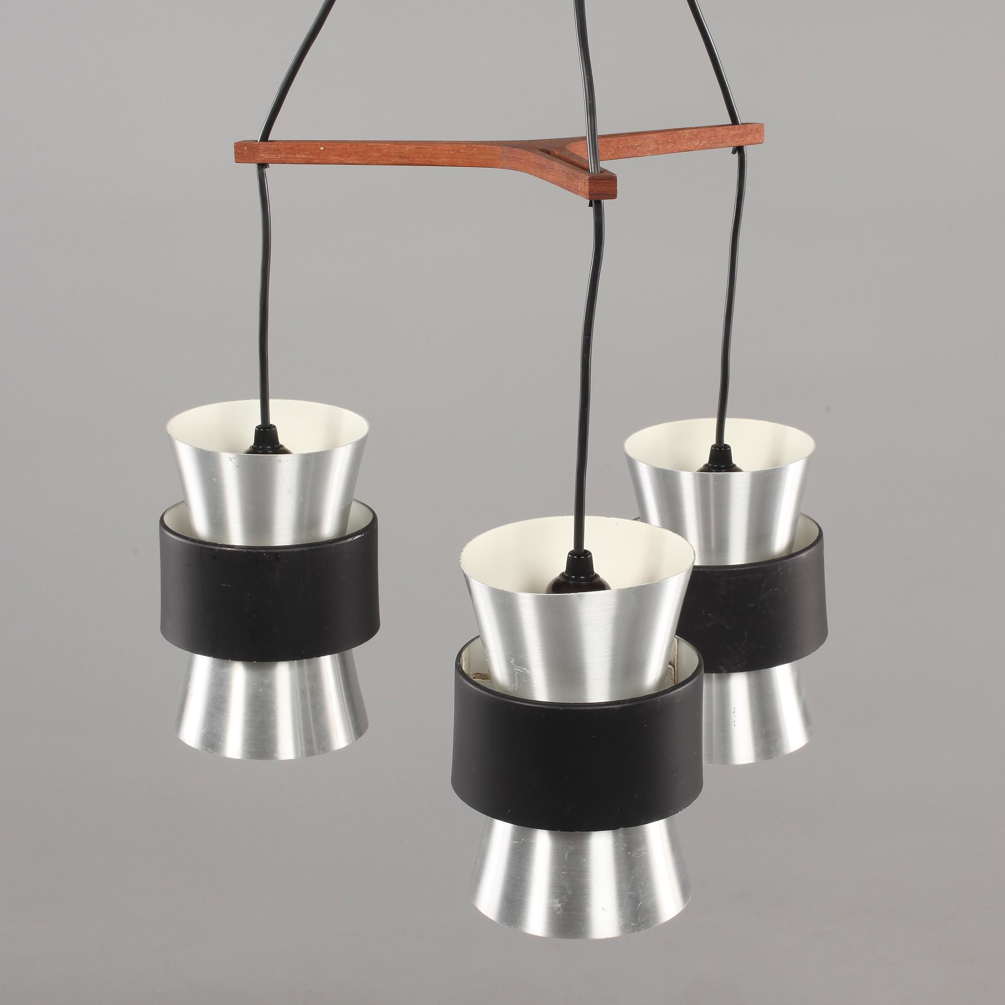 TAKLAMPA, 1950/60-tal, total höjd 75 cm.