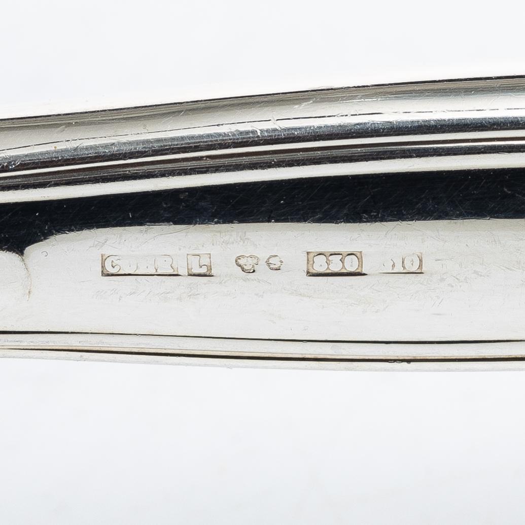 A Danish silver cutlery set, “Sachsisk”, Cohr, Swedish import mark (85 pieces).