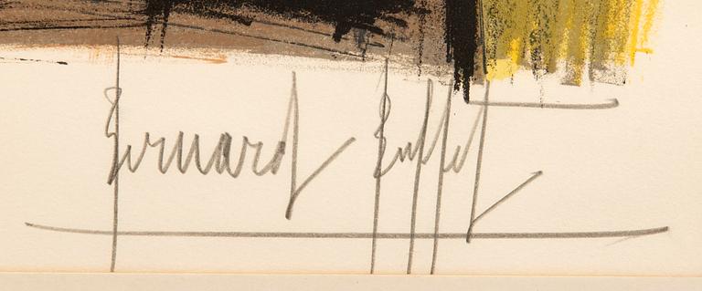 Bernard Buffet, lithograph in colours signed and numbered 26/125.