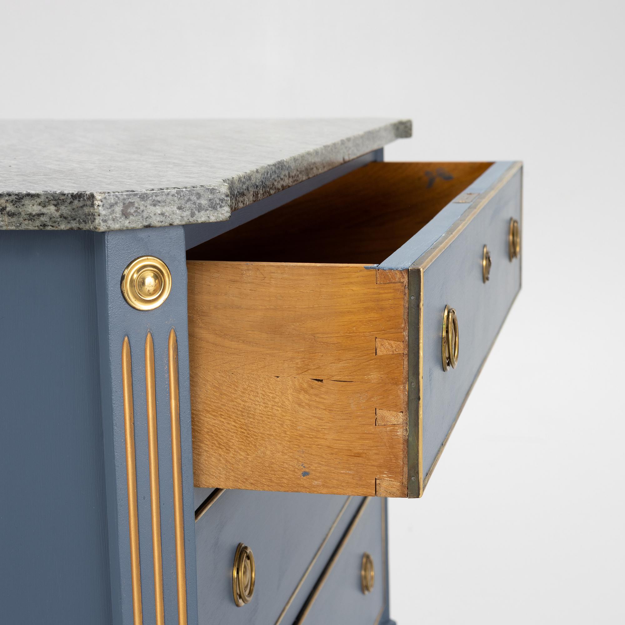 Byrå, gustaviansk stil, 1900-talets mitt.