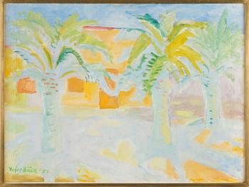 Yngve Bäck, "Palmuja, Menton".