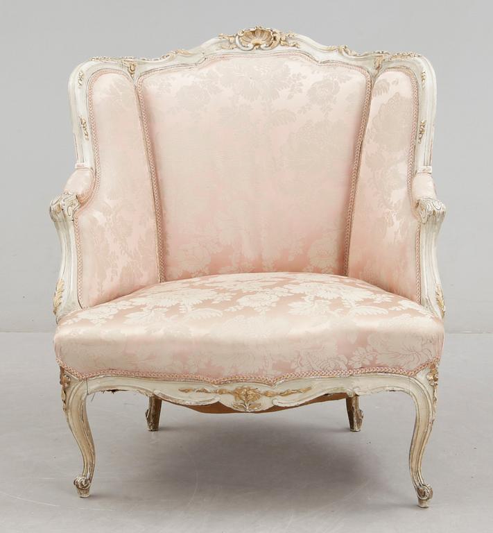 BERGÈRE, Louis XV-stil, 1900-talets första hälft.