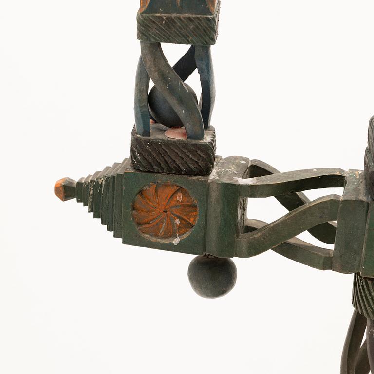 Kandelaber, sk. blekingestake, 1800-tal.
