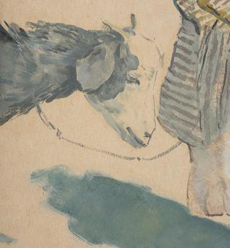 Erich Wolfsfeld, Child and goat.