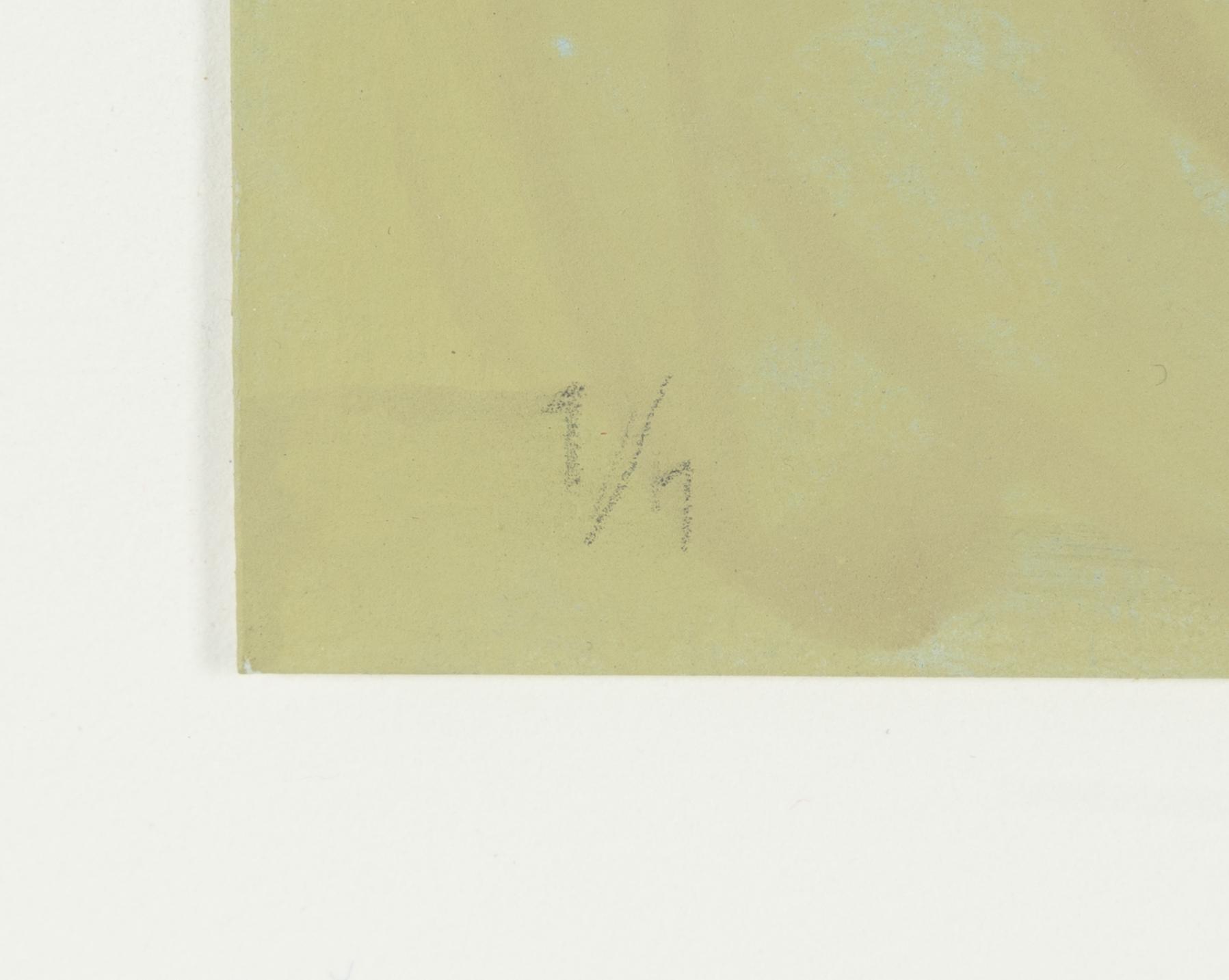 Emilia Ilke, screenprint in colours. Signed and numbered 1/1.