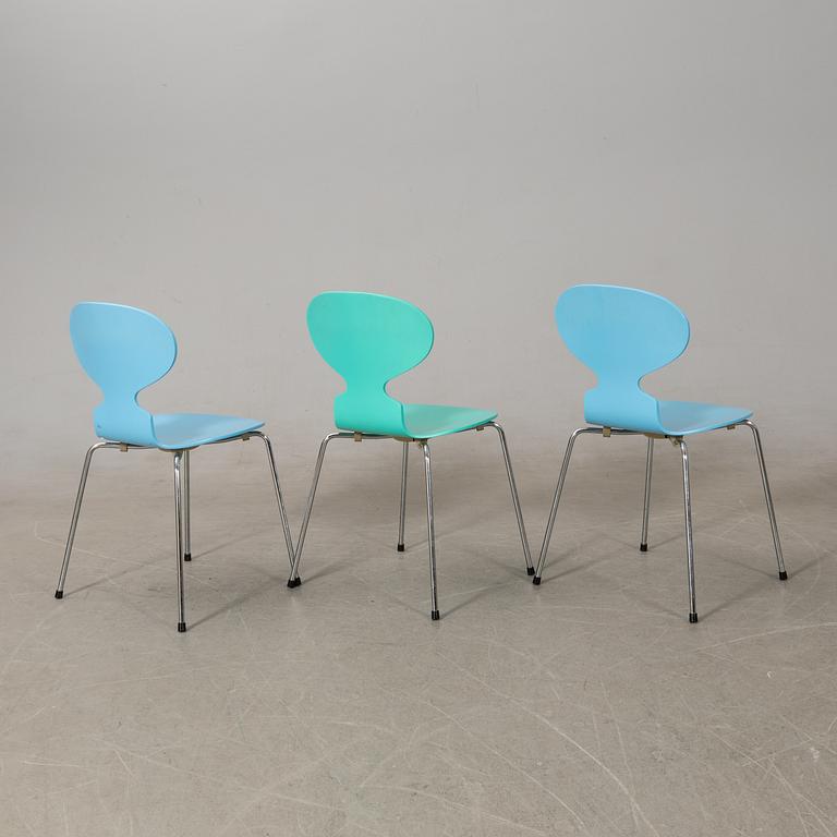 Arne Jacobsen, chairs 6 pcs, "Ant", Fritz Hansen, 1993.