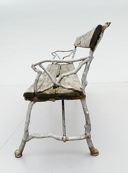 PARKSOFFA, gjutjärn, sent 1800-tal.