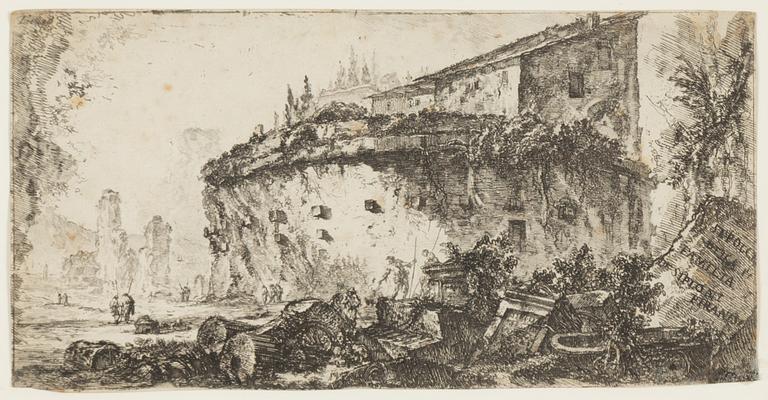 Giovanni Battista Piranesi, etching.