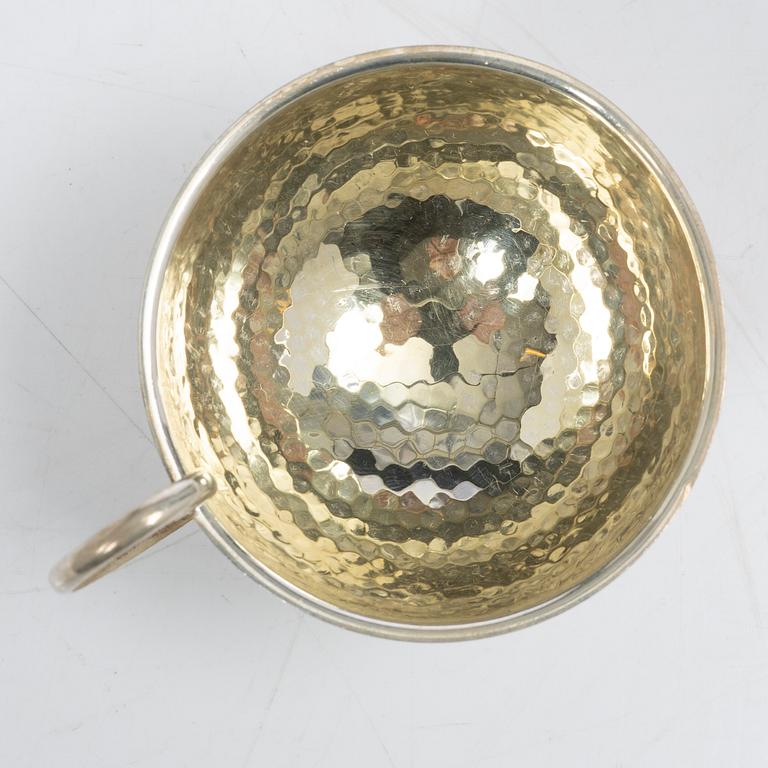 Punch mugs, 7 pcs, silver, Ceson Guldvaru Ab, Gothenburg 1960-1967.