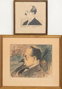 Albert Engström, 2 st "Walter Murray".