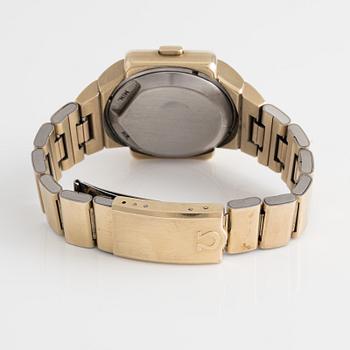 Omega, Time Computer II, wristwatch, 40.5 x 26 (54) mm.