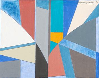 Göran Augustson, gouache, signed and dated -94.