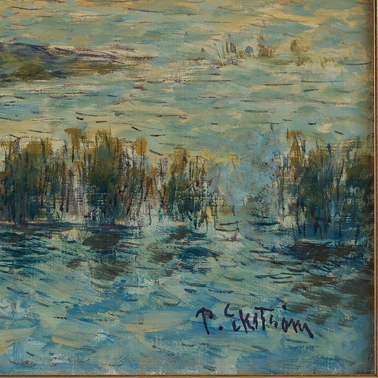 Per Ekström, oil on canvas, signed.