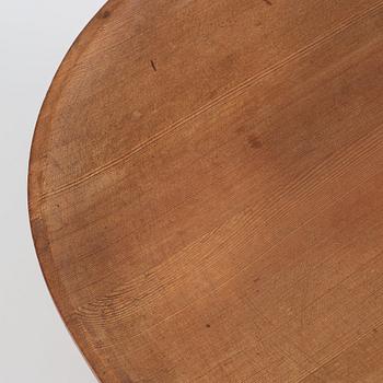 Axel Einar Hjorth, a stained pine 'Utö' table, Nordiska Kompaniet, 1930s.