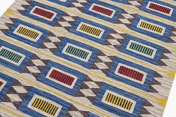 Rug, flat weave, approx. 244 x 157 cm.