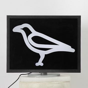 Julian Opie, "Crow walking", 2018.