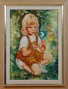 SMETANA, MONICA, olja på duk, sign.