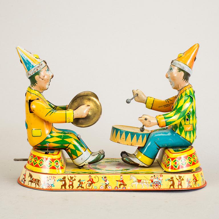 A lot of three tinplate toys Japan and Germany 1950s.