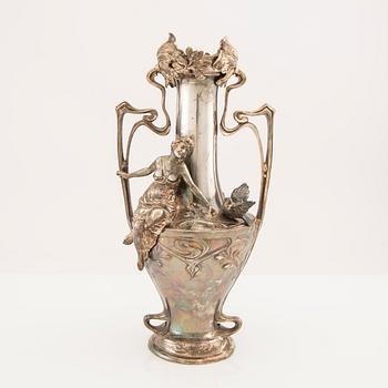 Vase Art Nouveau new silver.
