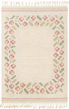 Anna-Johanna Ångström, a flat weave carpet, signed Å, ca 201 x 138 cm.