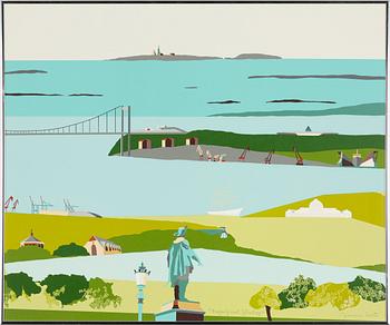 Franco Costa, triptych, "Magnificent Gothenburg", triptych.