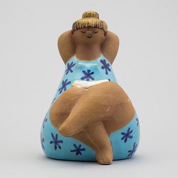 A stoneware sculpture "Emma" by Lisa Larson, Gustavsberg.