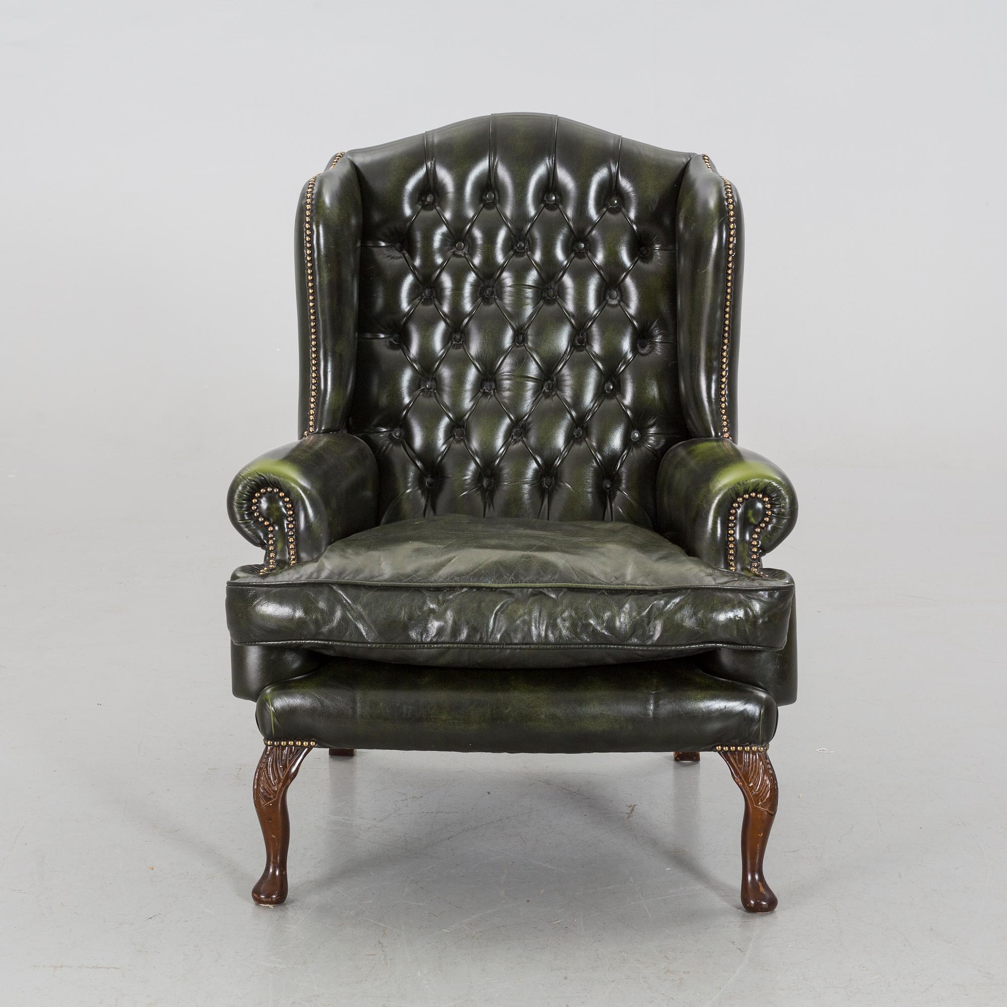 A late 20th century english style armchair.