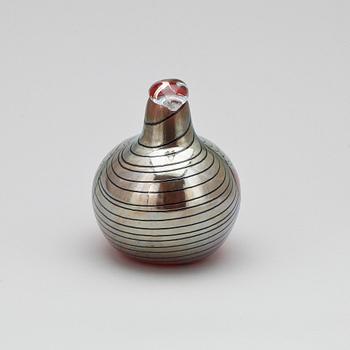FIGURIN, glas, Oivo Toikka, Nuutajärvi, signerad.