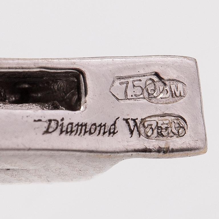 Halsband, 18K vitguld, diamanter ca 2.50 ct tot.