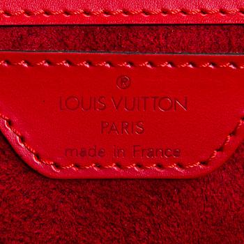 LOUIS VUITTON, a red Epi Leather Saint Jacques PM Bag. - Bukowskis