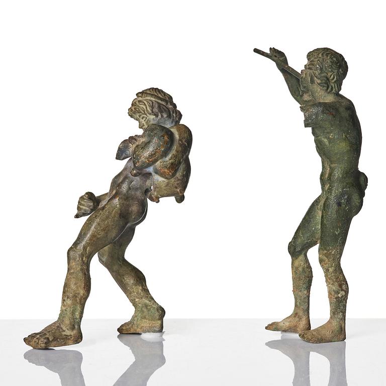 Grand Tour souvenirs, nine pieces, Italy, 19th century.