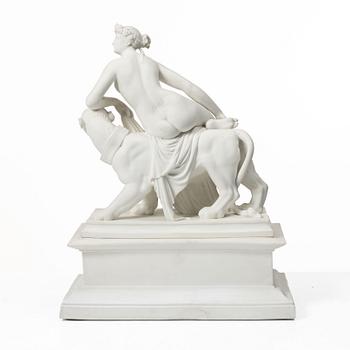 Johann Heinrich von Dannecker, efter, "Ariadne på pantern", parian, Gustavsberg.