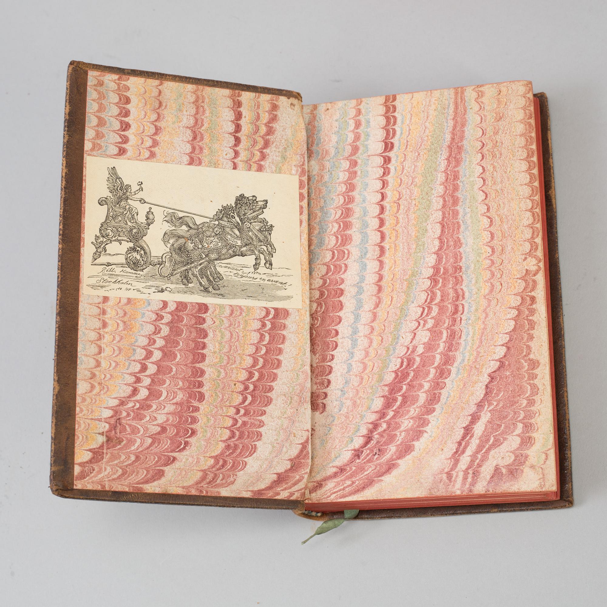 A set of 10 1700s books,  "'Histoire de France", 18th century.
