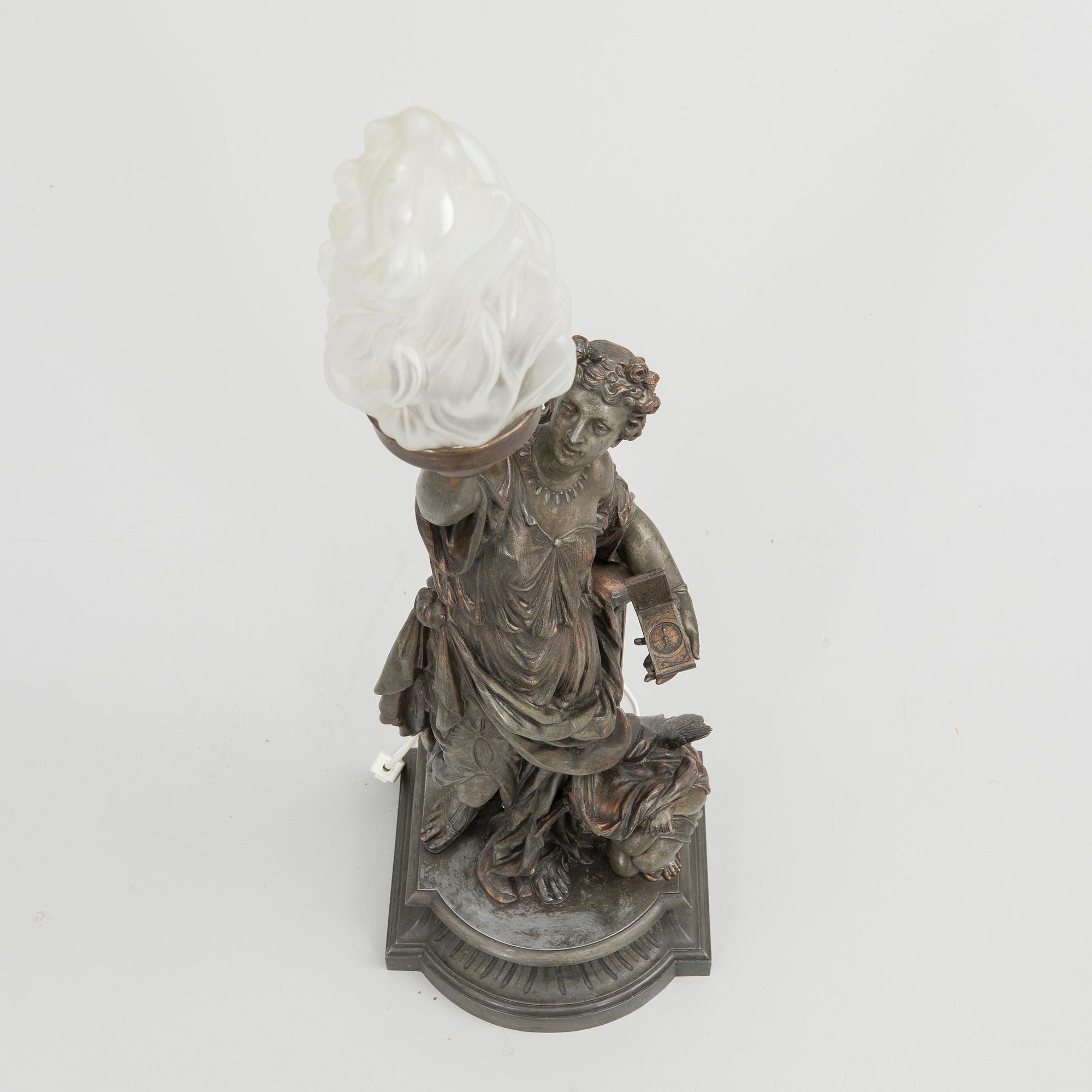 Table lamp, early 20th century.