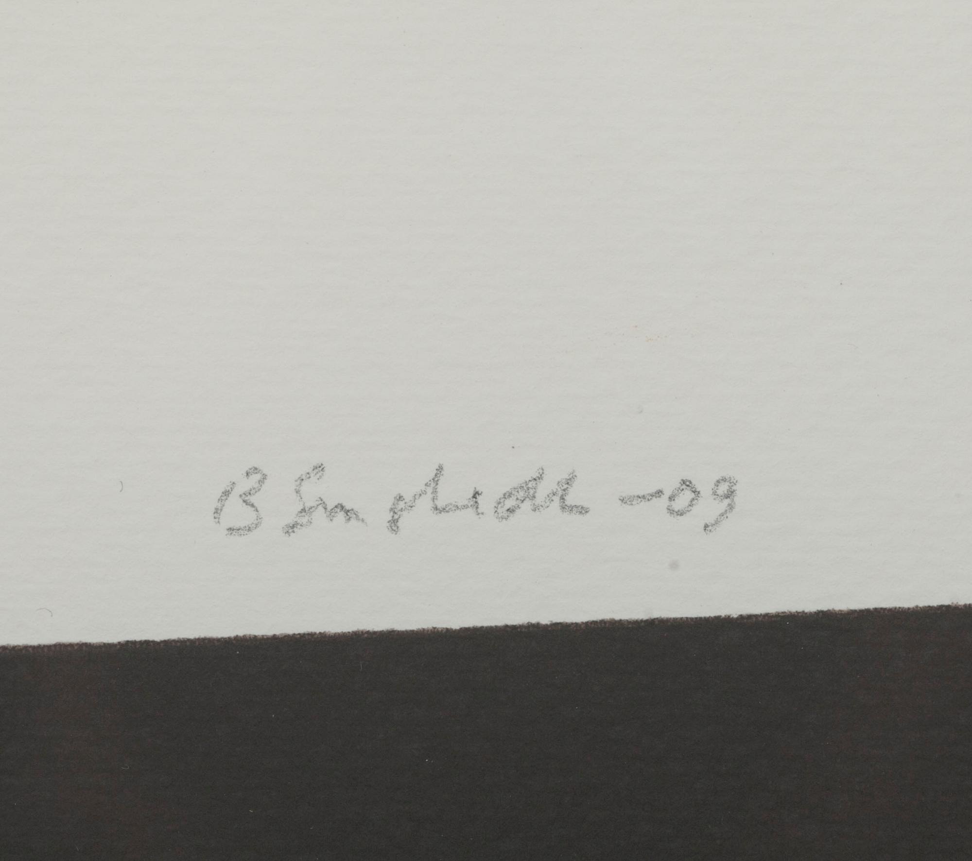 JUHANA BLOMSTEDT, serigrafi, signerad och daterad -09, numrerad 3/100.