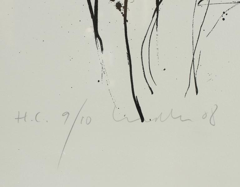 ULF LUNDELLL, färglitografi, signerad och numrerad 9/10.