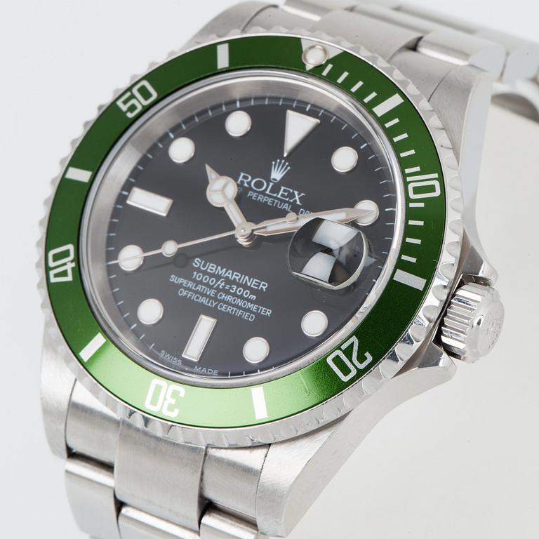 ROLEX, Submariner, "Kermit", "Flat Four, Mark I".