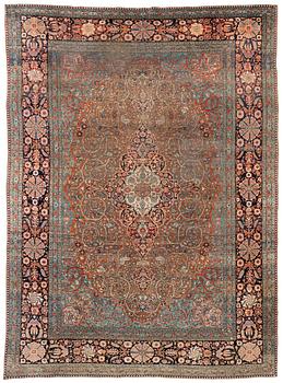 322. A Kashan 'Mohtasham' carpet, c. 354 x 257 cm.