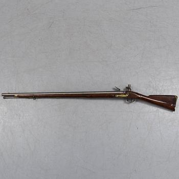 A British military late 18th century flintlock musket.