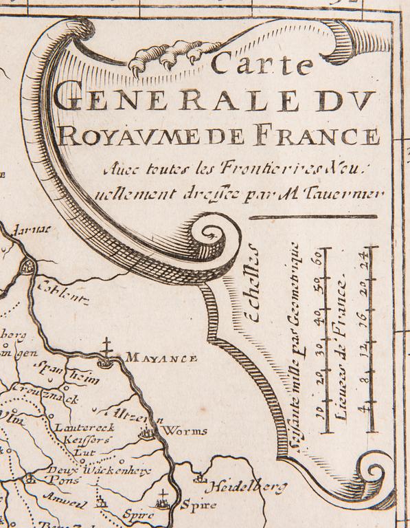 KARTA, kopparstick, 1600-tal.