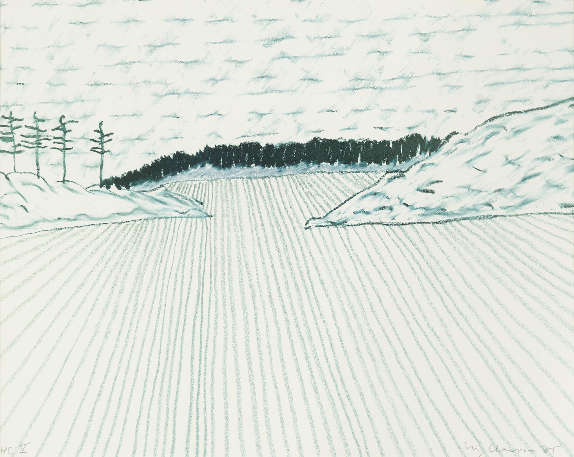 Slas (Stig Claesson), View over Farmland.