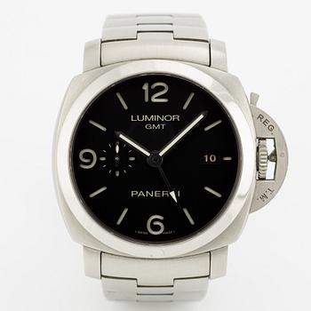 Panerai, Luminor, GMT, armbandsur, 44 mm.