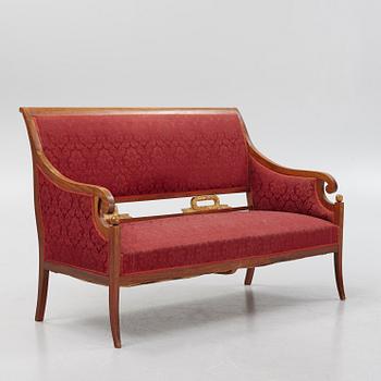 An empire style sofa, ca 20th Century.