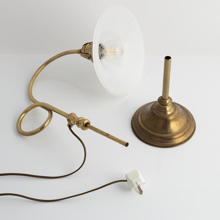 A table lamp from the second half of the 20th century.