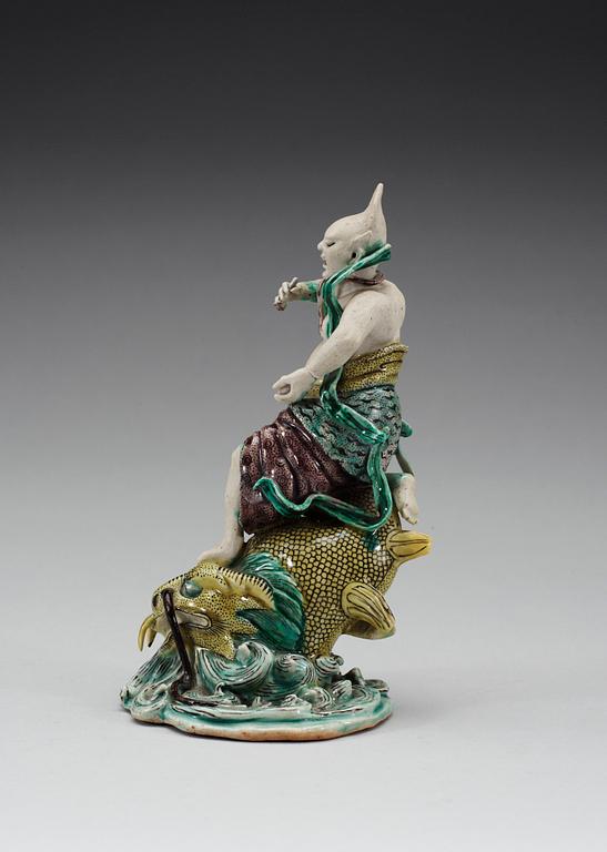 FIGURIN, biskviporslin, Kina Qing dynastin, Kangxi (1662-1722).