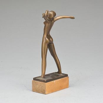 STIG BLOMBERG, skulptur, brons, signerad. Ystad brons.