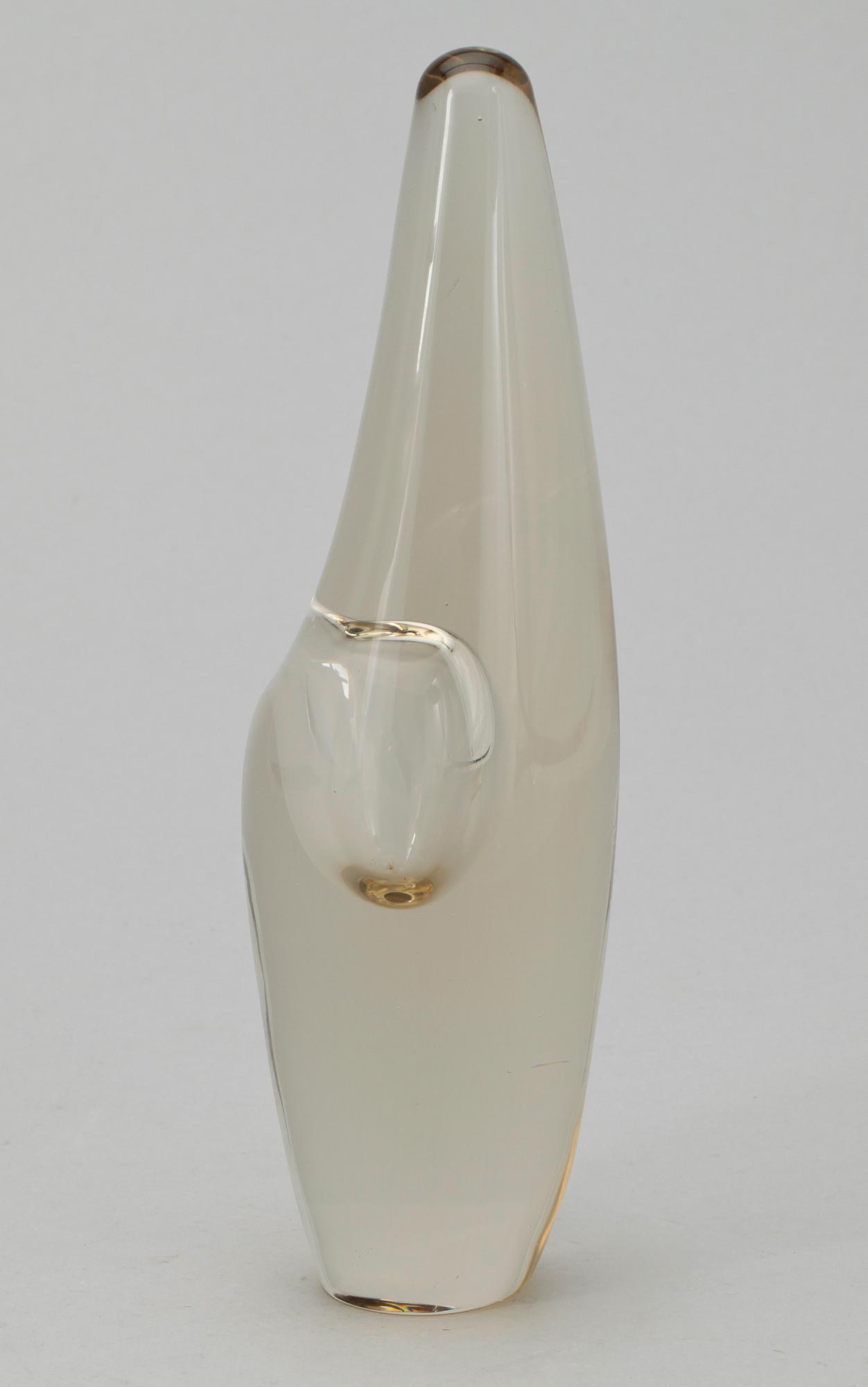 VAS, glas, "Orkidea", Timo Sarpaneva, Finland 1950-tal.