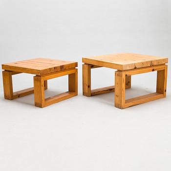 MARKE NISKALA-LUOSTARINEN, Two 1980's coffee tables.