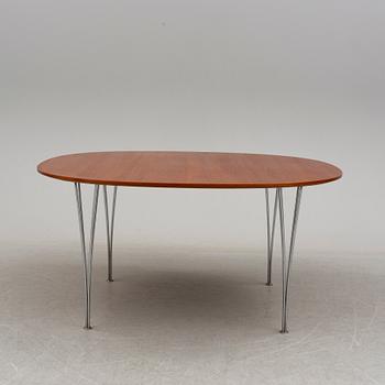 BRUNO MATHSSON / PIET HEIN, bord, "Supercirkel", 1900-talets andra hälft.